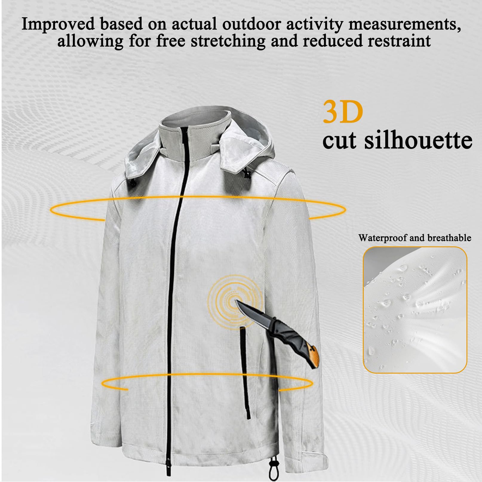 chaqueta antipuñaladas oculto anticorte de nivel 5, chaleco anticorte vigilante de seguridad, chaleco antibalas disfraz, a prueba de espinas, antimordeduras, for personal de seguridad XL