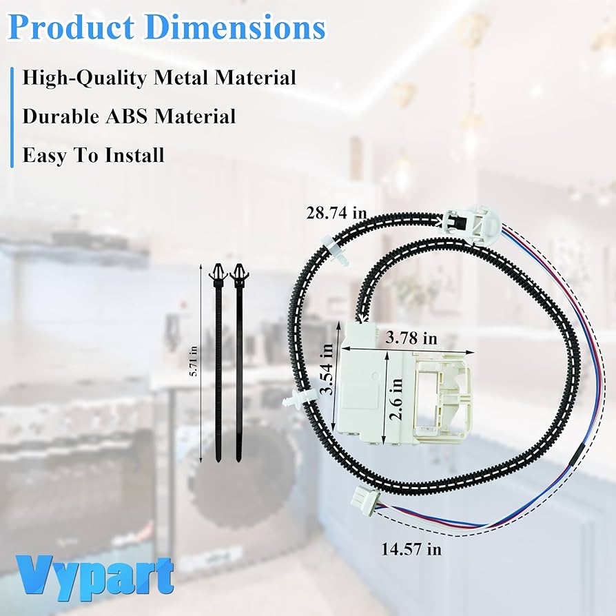Amazon.com: Vypart WH08X32657 WH08X37937 Washer Lid Lock and