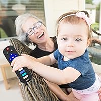 Vista 32 de YAPROMO 2Pcs Baby Teething Toys - TV Remote Control Shaped Teethers for 3-18 Babies, Food-Grade Remote Teethers, BPA-Free