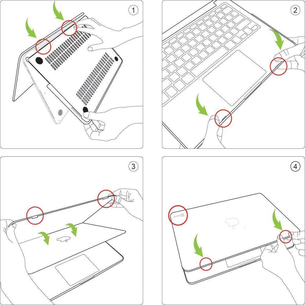 FINTIE Etui na MacBook Retina 12 - wąska twarda powłoka z zatrzaskiem do nowego MacBooka 12" z wyświetlaczem Retina A1534 (wydanie z 2015), krystalicznie czyste