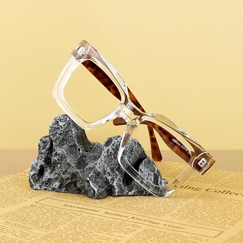 Miniatura 7 de VOOGLAM Gafas de bloqueo de luz azul para mujeres y hombres, antifatiga ocular, ojos secos, anteojos rectangulares de gran tamaño Pacheco