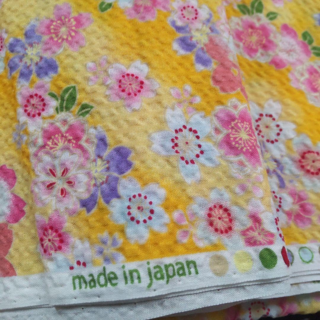 Amazon.co.jp: 再入荷！ リップル生地 桜山吹 ×ピンク 2m 浴衣 : おもちゃ