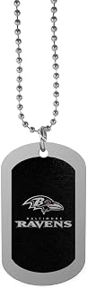 Siskiyou Sports NFL unisex-adult Chrome Tag Necklace
