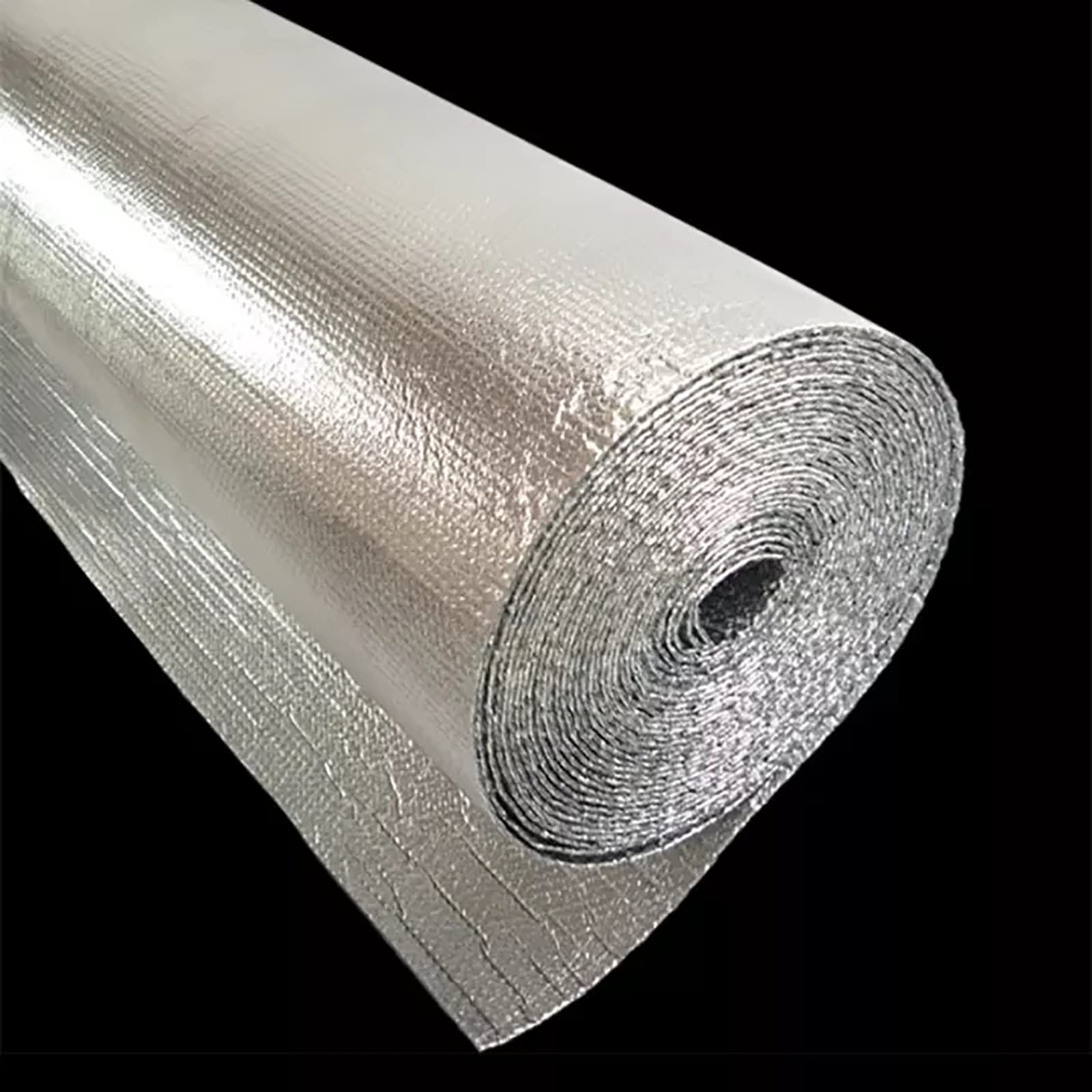 Self-adhesive Foil Insulation Ideal Insulating Wrap Easy Install Bubble for Attics, Lofts, Floors, Sheds, Caravans, Boats, Greenhouses, Pet Homes and Garages Vapour Barrier(Size:1x25m/3.2x82ft)