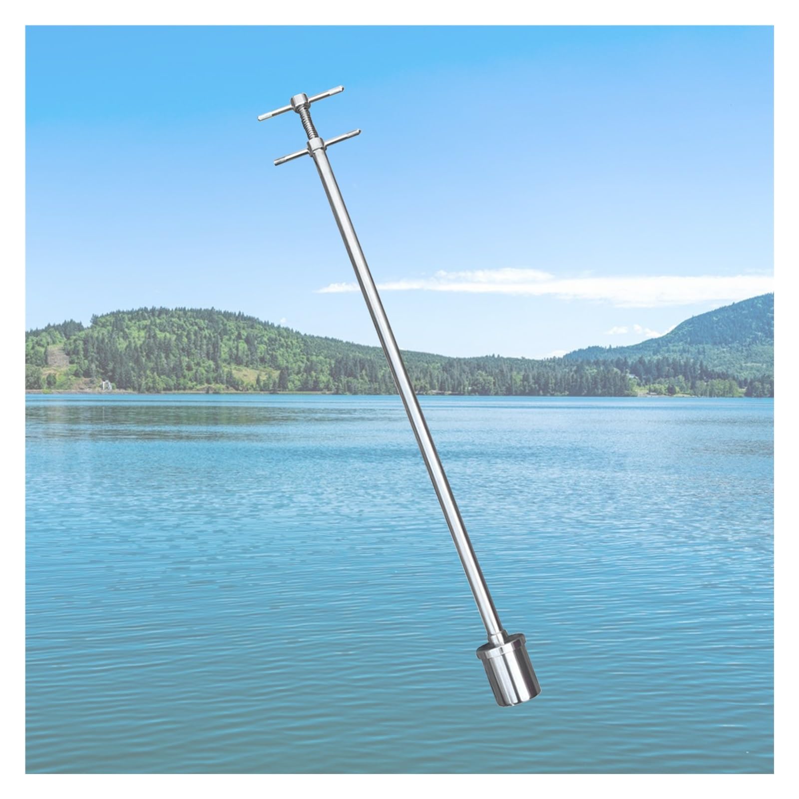 MRVAKDYDI Viscous Liquid Sampler, Retractable Water Sampler 100mL 304 Stainless Steel 1.6-4.9ft(1pc - 100ml,3.3 ft/100 cm)