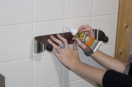 Miniatura 10 de Gorilla Max Strength - Adhesivo transparente para construcción, tubo de compresión de 2.5 onzas, transparente, (paquete de 2)