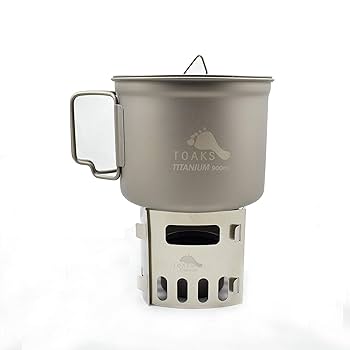 トークス　アルコールストーブクックセット　チタニウム　900ml トークス(Toaks) Alcohol Stove Cook Set(アルコール ストーブ