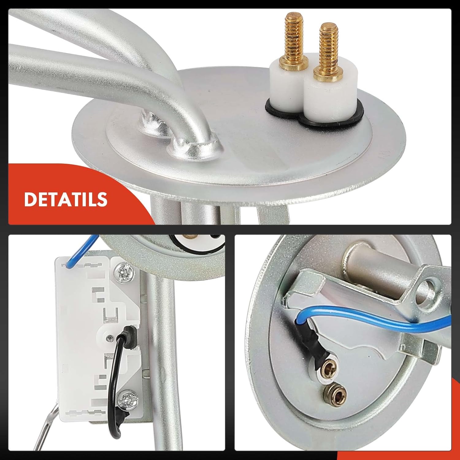 A-Premium Fuel Tank Sending Unit Compatible with Lincoln Continental 1971-1979 & Ford Custom 1969-1972, Custom 500 1969-1977, LTD & Mercury Grand Marquis 1975-1978, MarquiS