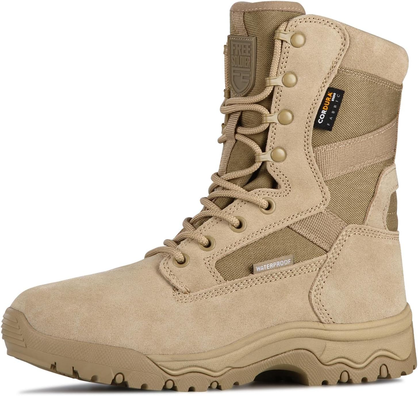 FREE SOLDIERTaktische Herrenstiefel 8 Zoll Leichte Kampfstiefel mens Military and Tactical Boot