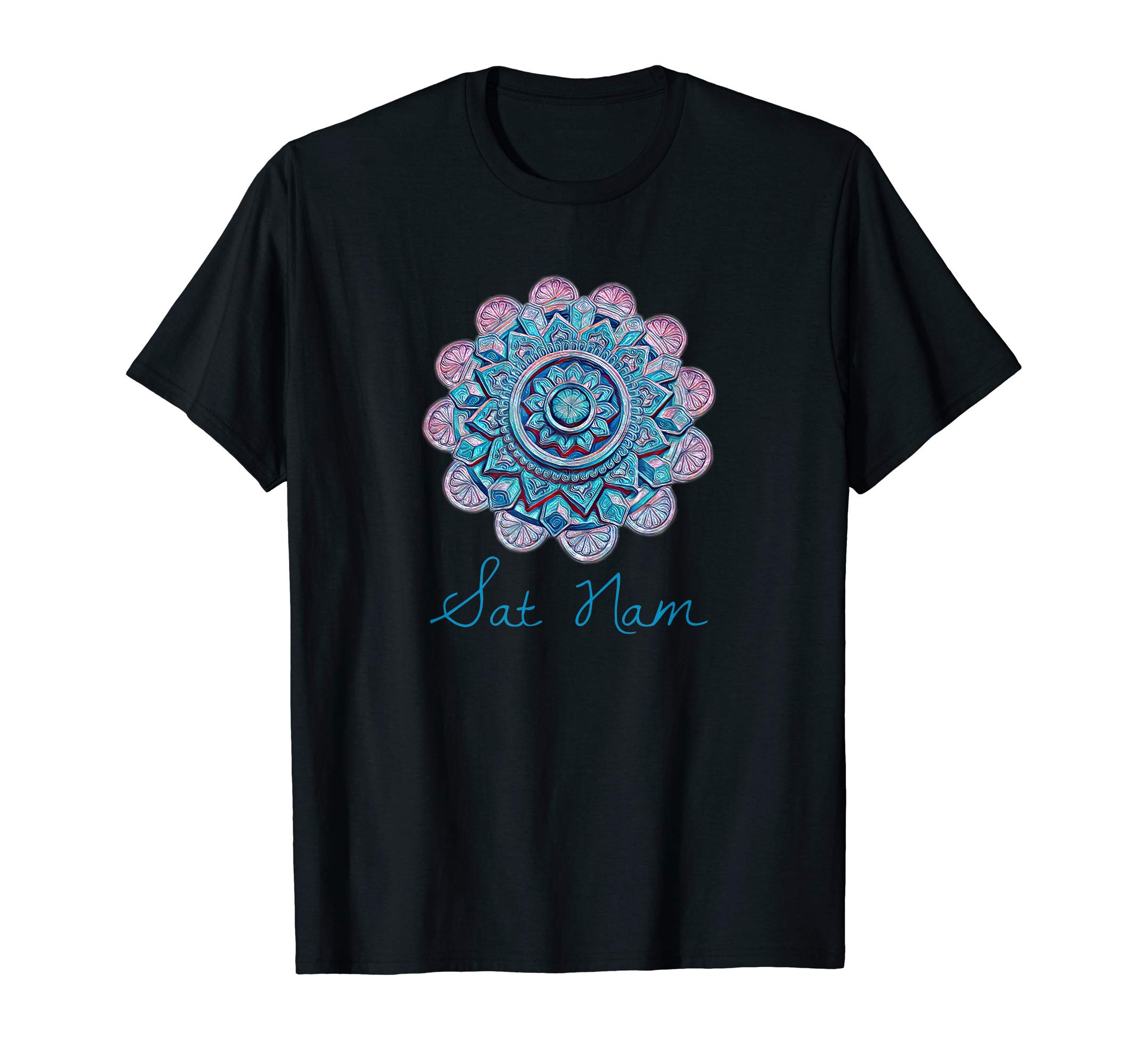 Yoga and mindfulness t-shirtsSat Nam Kundalini Yoga Mandala T-Shirt