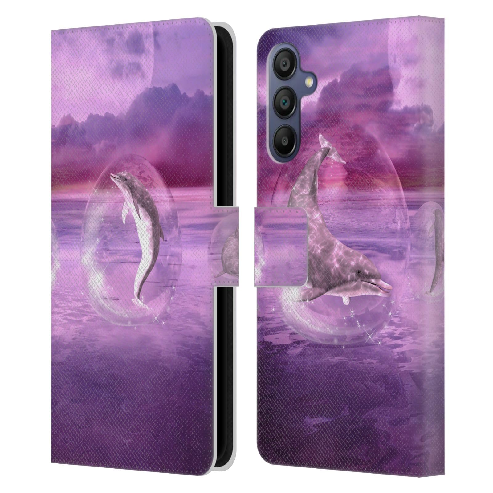 Funda Samsung Galaxy A15 delfines para diario y viajes 7