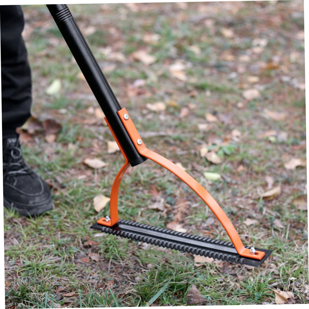 Manual Grass Metal Cutter Double-Edged Heavy Duty Easy to Use Ideal for Lawns Gardens