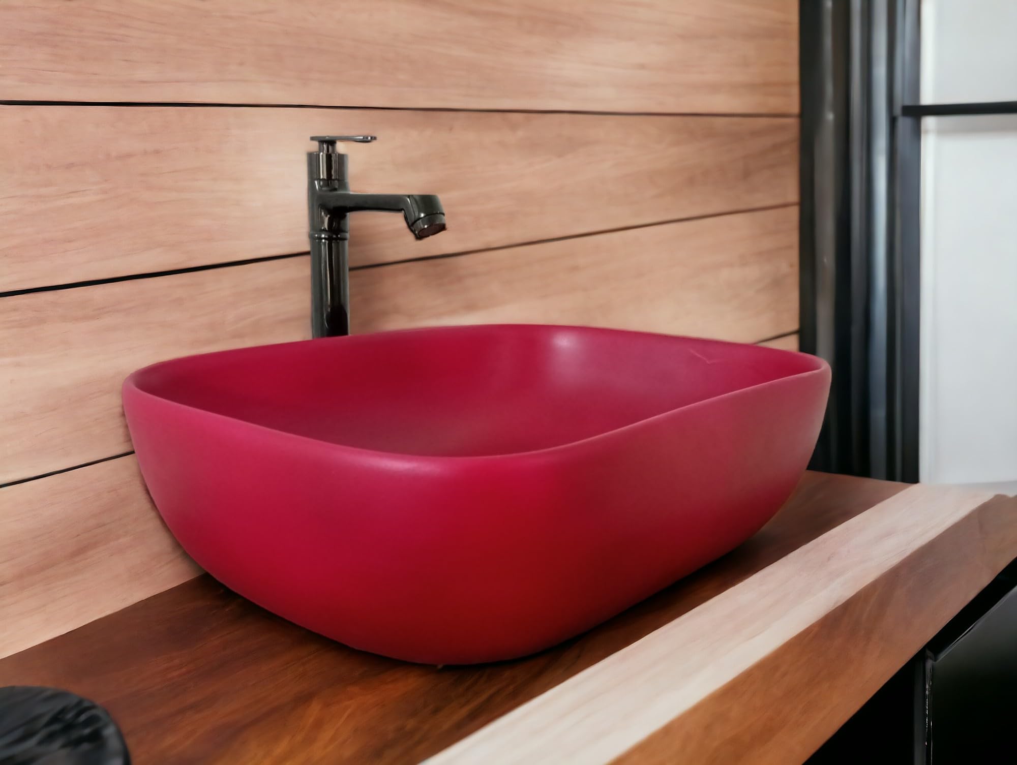 See full amazon price history chart for FOOTPRINT EXIM Designer Ceramic Table Top Wash Basin For Bathroom | Over Counter Wash Basin For Living Room | Wash Basin Countertop (18 x 13 x 5.5 Inch) (MATT GRAY SILVER) FOOTPRINT EXIM Designer Ceramic Table Top Wash Basin For Bathroom | Over Counter Wash Basin For Living Room | Wash Basin Countertop (18 x 13 x 5.5 Inch) (MATT GRAY SILVER) (B0CVXV3YKG) Amazon Price History, Amazon Price Tracker