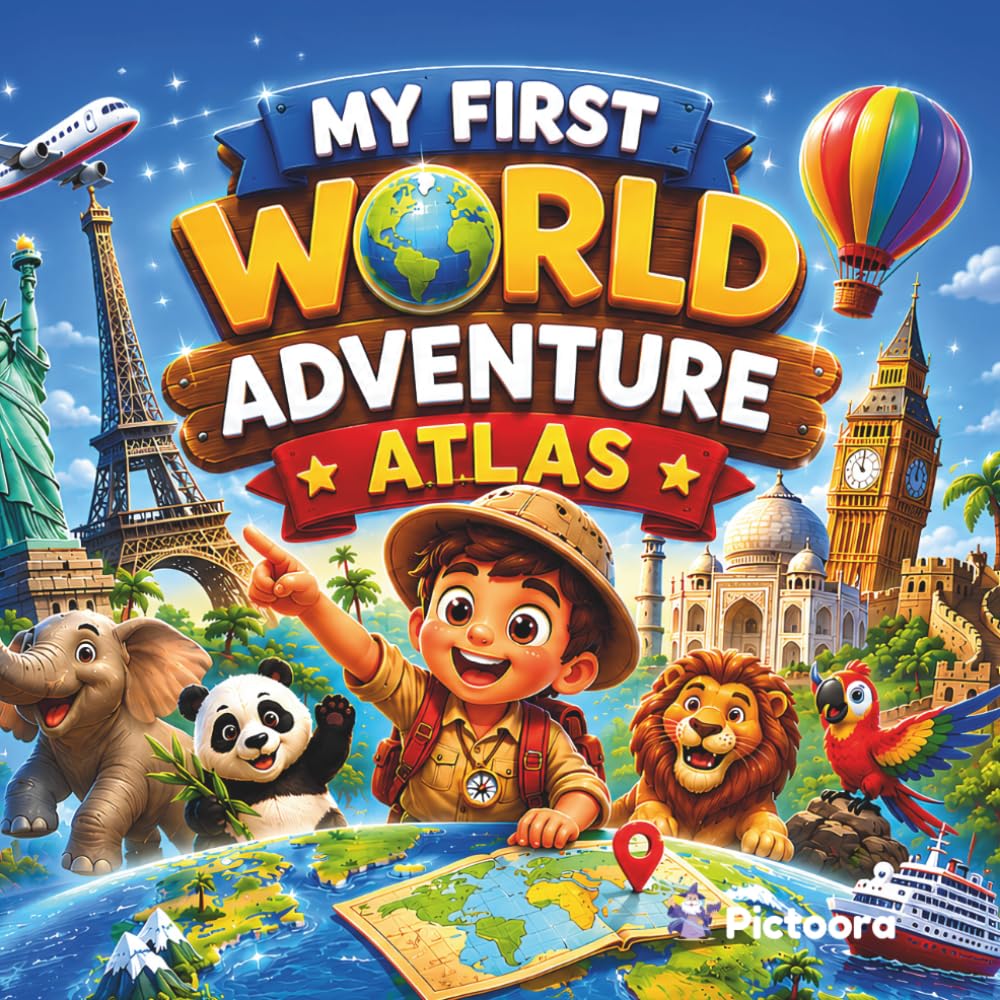 My First World Adventure Atlas: Explore the 7 Continents, Amazing Animals, Famous Landmarks, and World Cultures