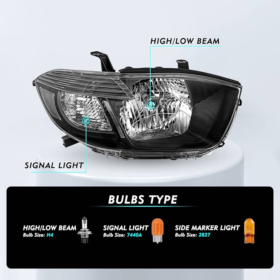 Amazon.com: TUSDAR Headlight Assembly Compatible with 2008