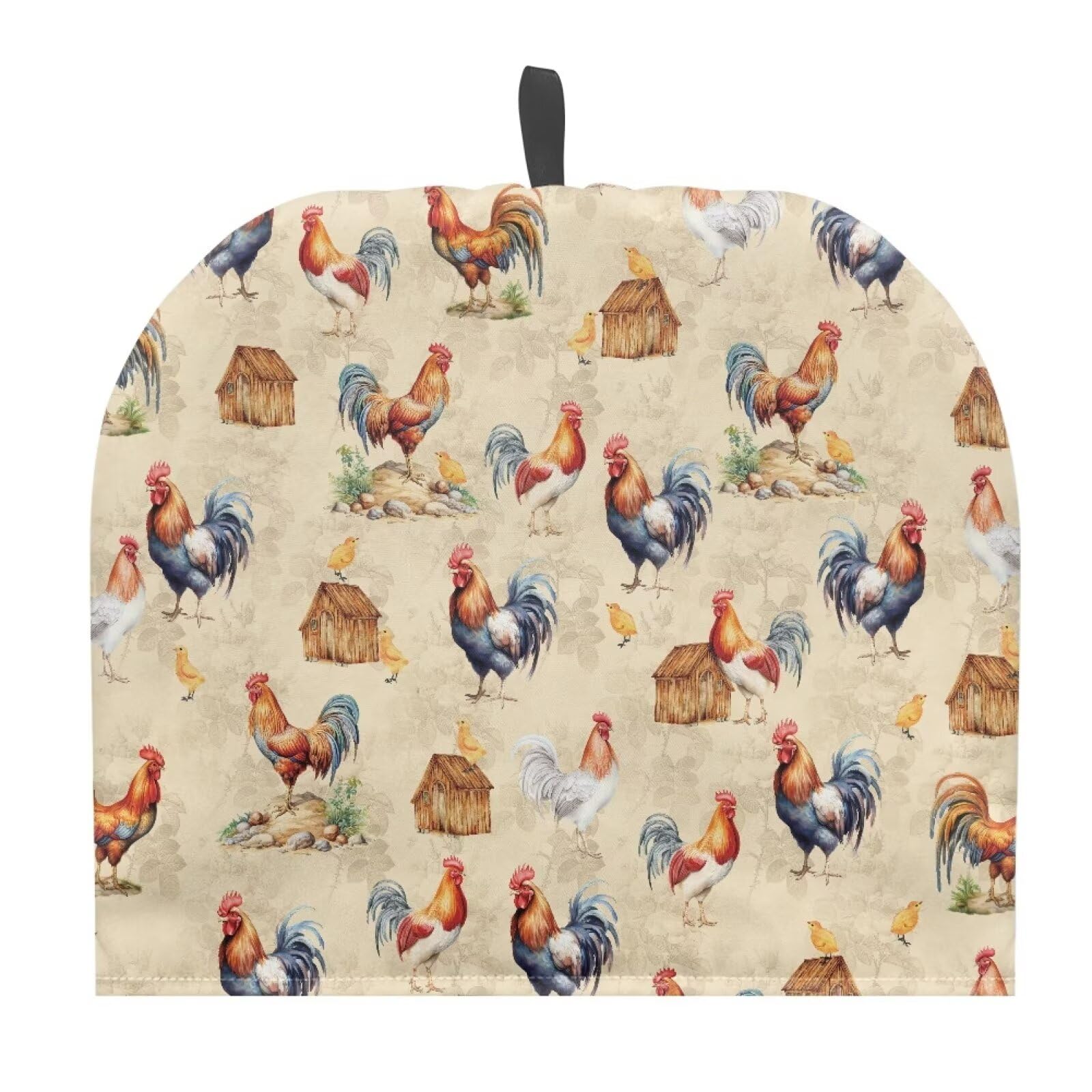 Hudotybom Chicken Tea Cozy for Teapot Insulated Large Teapot Cover to Keep Warm Tea Kettle Cover Machine Washable Coffee Pot Cloth Covers Kitchen Home Decorations for Housewife Mom