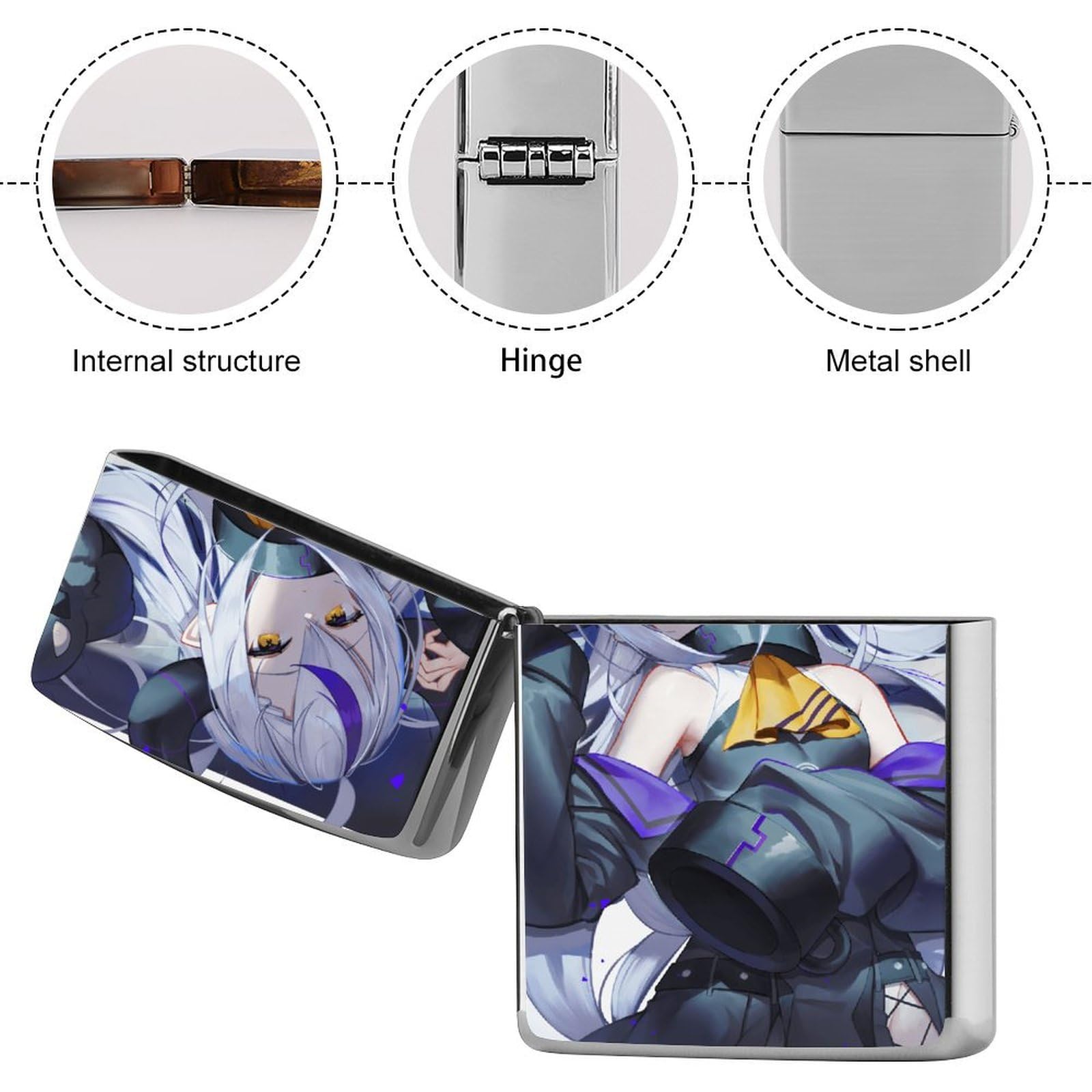 新品未使用品❗　2004年製　X-JAPAN１５周年ジッポー&シガレットケース Amazon.co.jp: ジッポライターカバー VTuber ラプラス・ダークネス