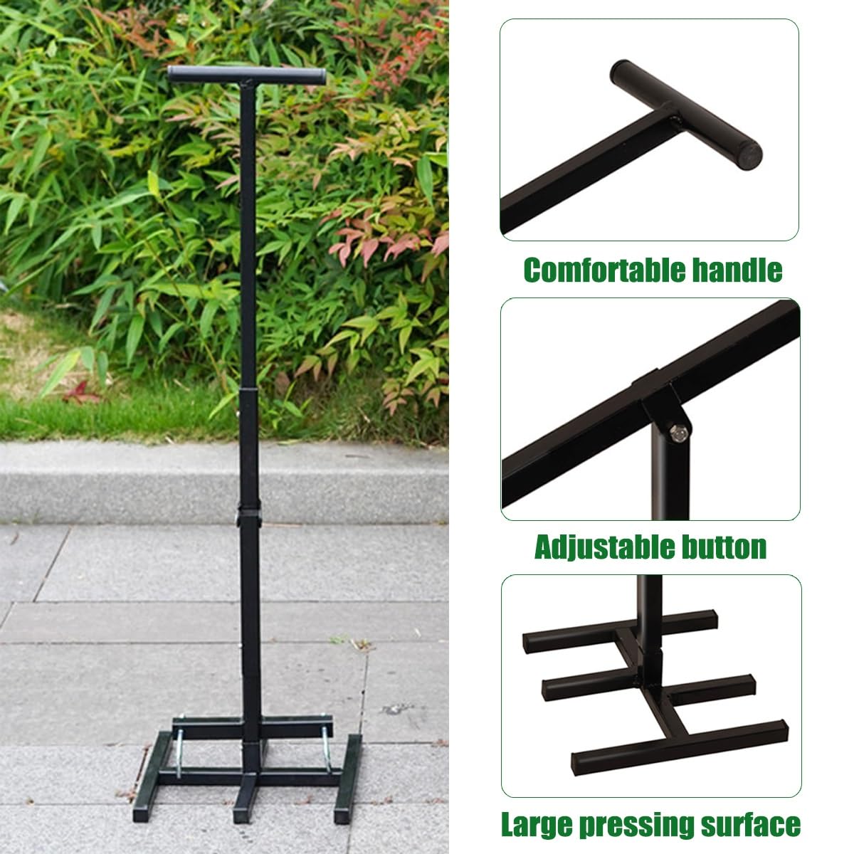 Herramienta compactadora de basura, trituradora manual de basura sin contacto para cocina, jardín y restaurante, herramienta manual portátil de reciclaje de residuos