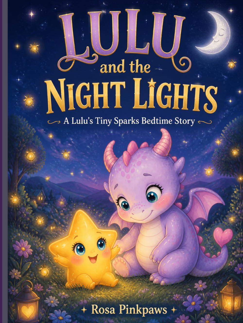 Lulu and the Night Lights: A Bedtime Story About Courage, Friendship, and the Magic of the Dark (Lulu's Tiny Sparks)