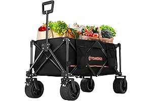 TOMSHOO Wagon: Expansive Space and Seamless Transportation with 4-Wheel Excellence