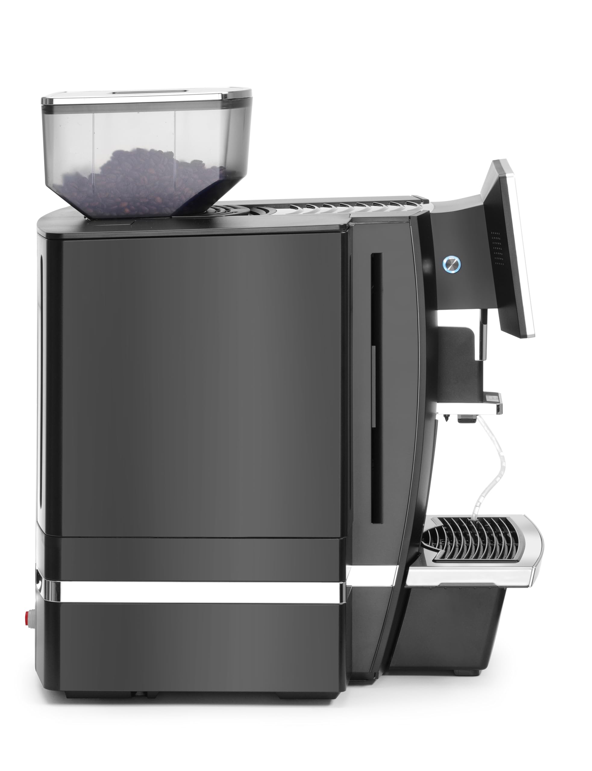 HENDI Macchina da caffè automatica professionale, 1 kg chicchi, serbatoio acqua 6 L o collegamento diretto, pressione 19 bar, 230V, 3000W, 390x544x(H)578mm, ABS