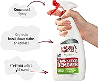 Vista 6 de Removedor de manchas y olores de perros, fórmula enzimática para desastres cotidianos, de Nature's Miracle, 709 ml