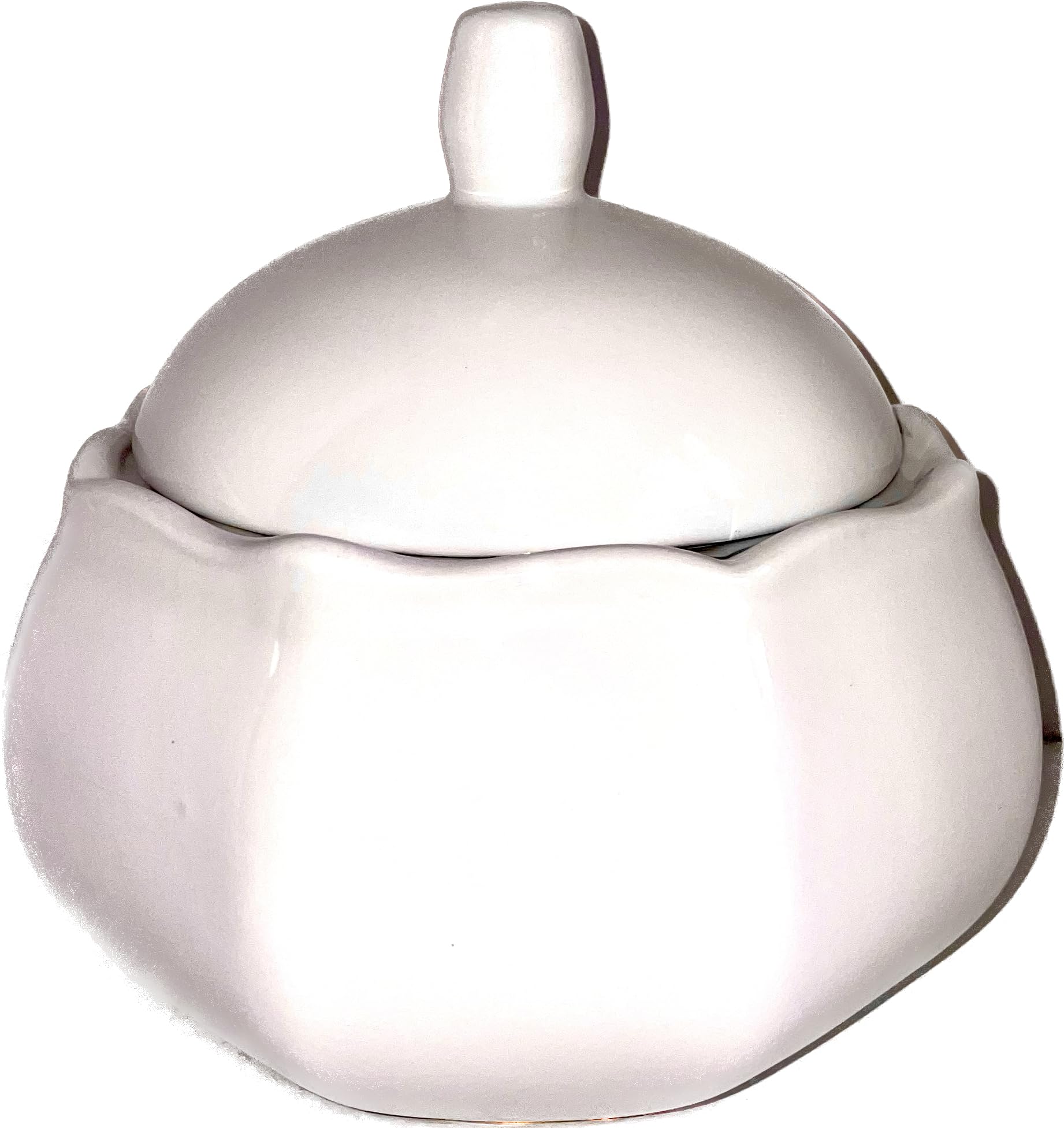 Sopera de porcelana de 3 litros de capacidad de color blanco estilo lotus 3 litros