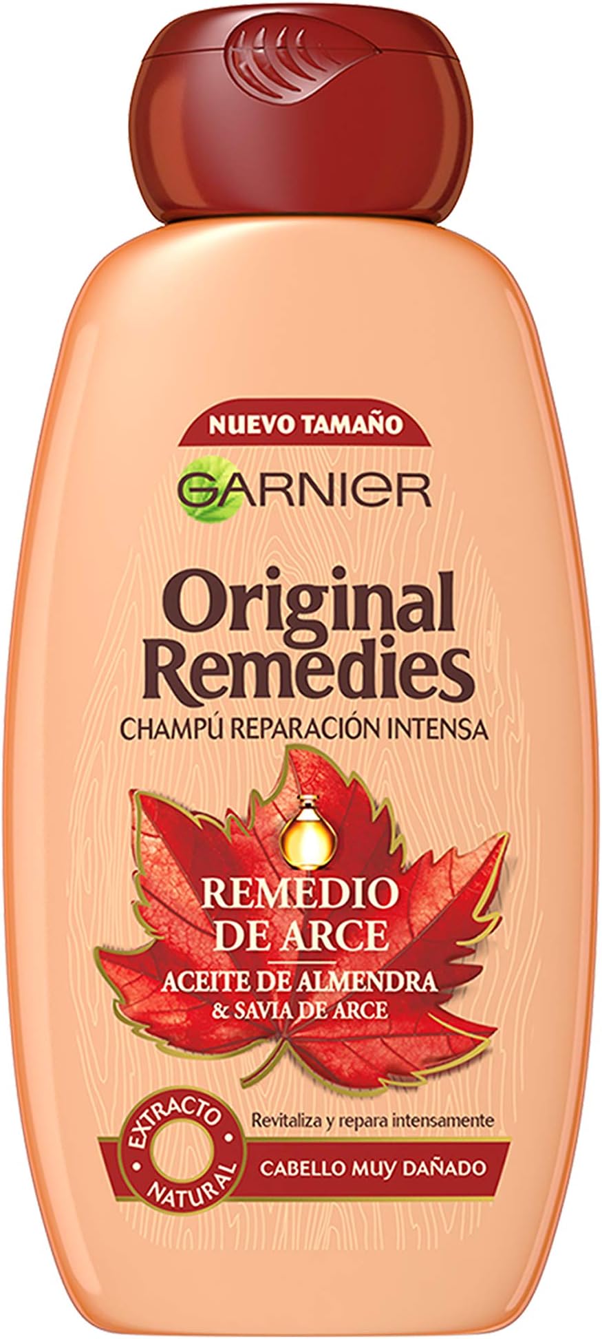 Garnier Original Remedies – Intense Repair Shampoo with Maple Remedy and Almond Oil for Dry or Very Damaged Hair – 300 ml