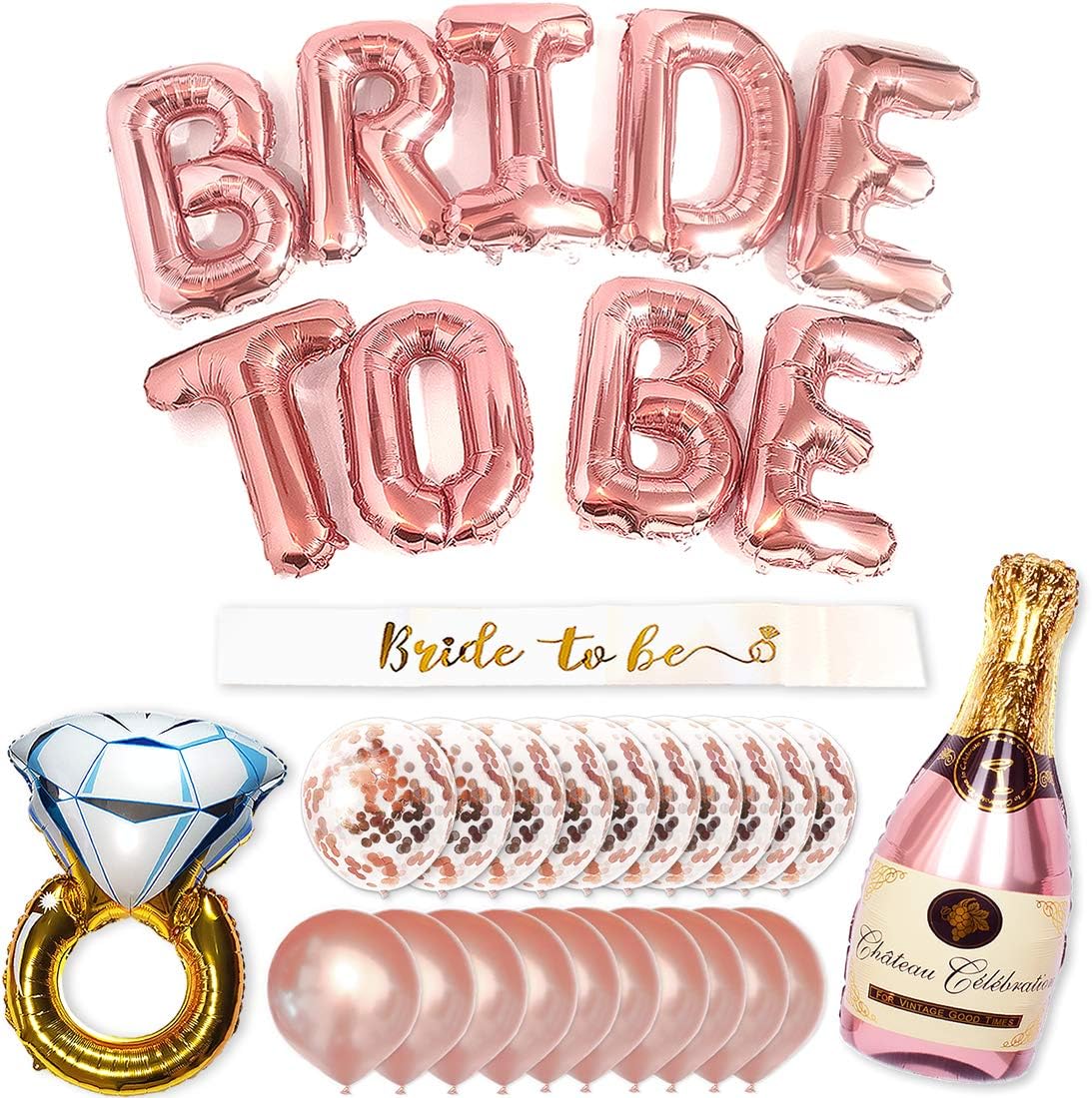 Big BRIDE TO BE Balloons Bachelorette Party Decorations Kit — free download