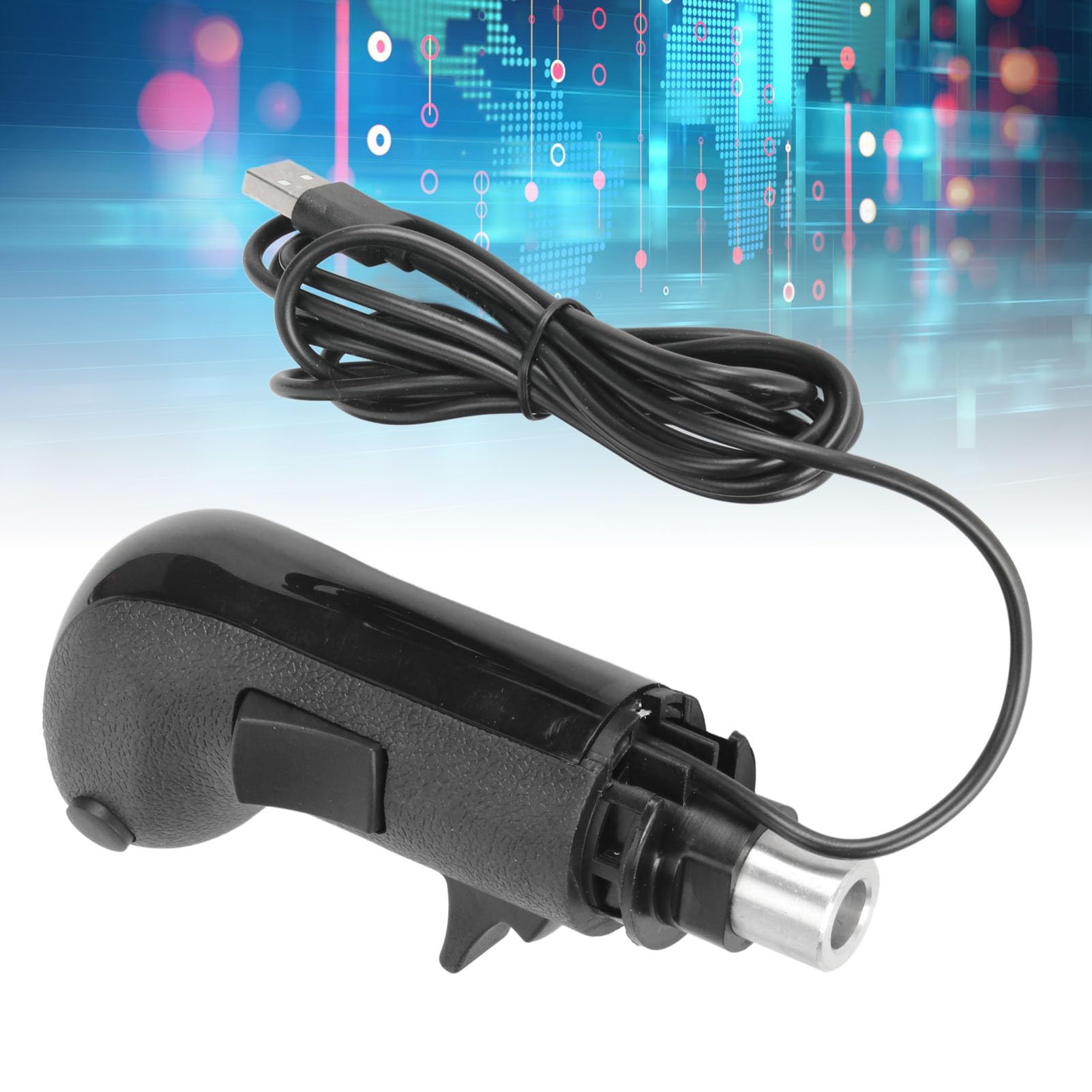 KIMISS Gałka Zmiany Biegów USB do Gier Wyścigowych ATS i ETS2 - Kompatybilna z 920 923 i TH8A - Możliwość Dostosowania Zmiany Biegów