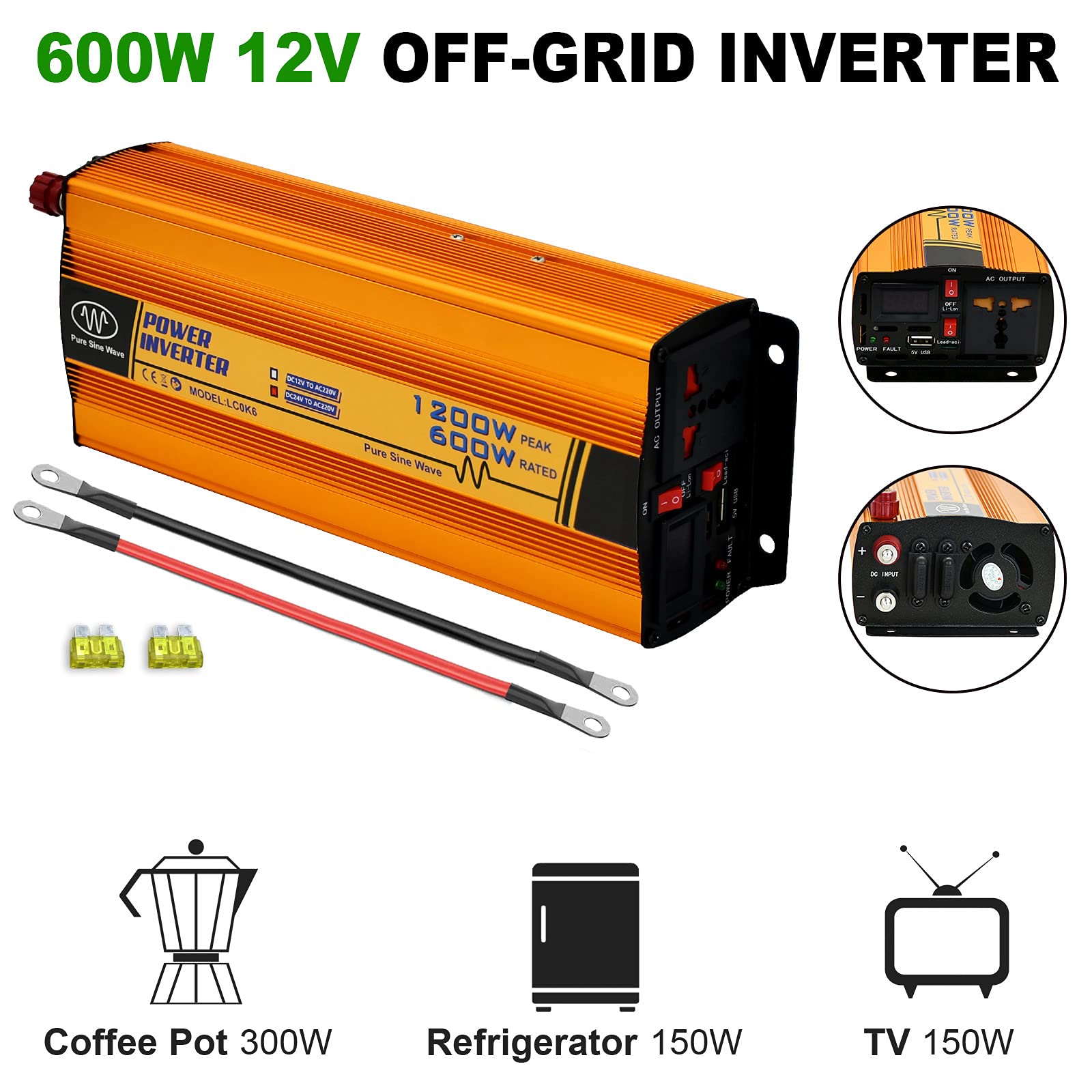 Buy ECO WORTHY Solar Panel Kit with Battery and Inverter for RV Home