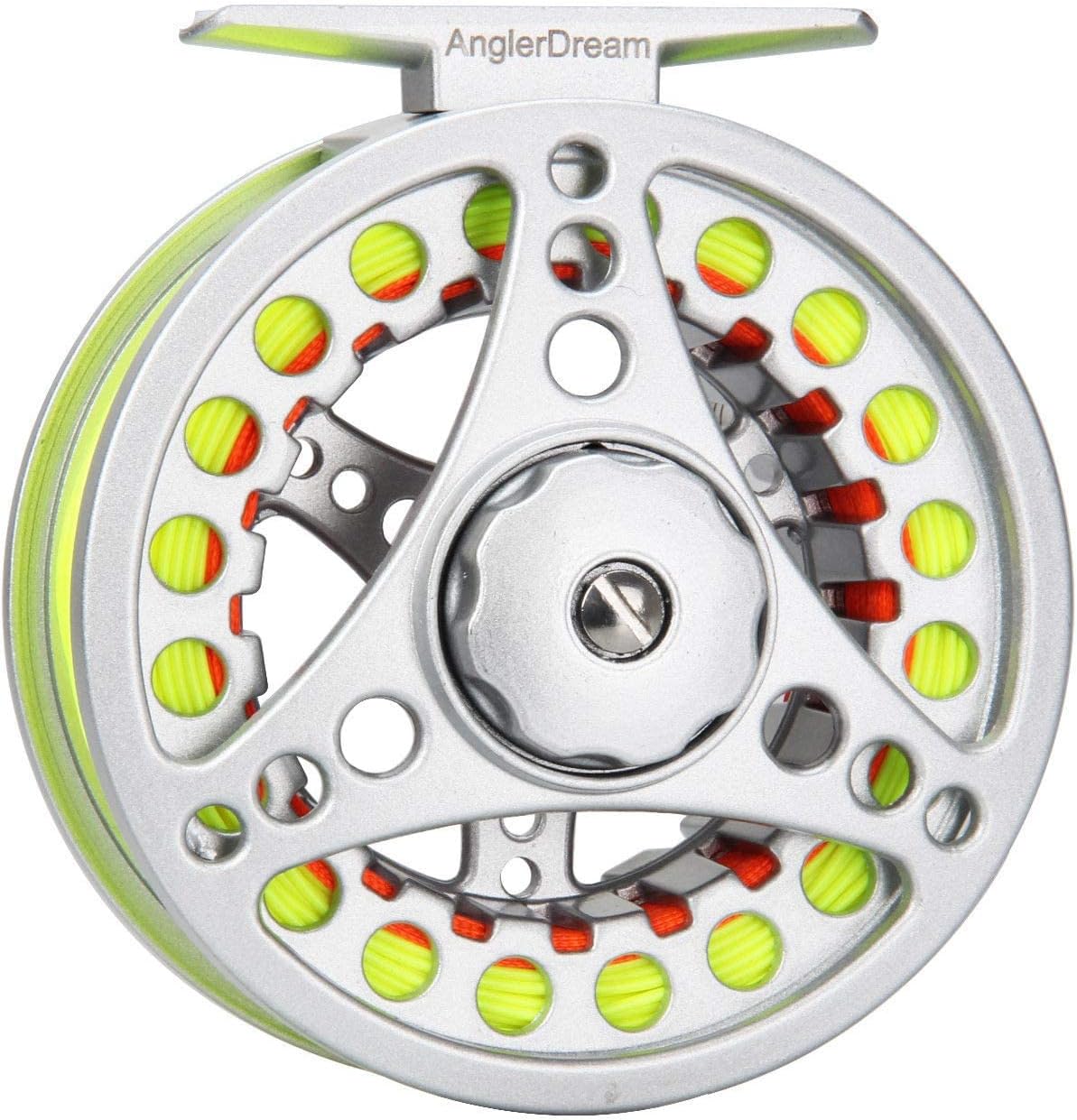 AnglerDream 1 2 3 4 5 6 7 8WT Fly Reel with Line Combo Large Arbor Aluminum Fly Fishing Reels