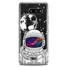 TPU Case Replacement for LG Stylo 6 K61 K51S K42 K30 K20 Stylo 5 K40 K11 K10 K8 Flexible Silicone Print View Astronaut Cute Planet Clear Stars Pattern Slim fit Galaxy Soft Design Cute Colorful