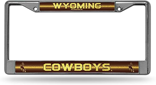 Miniatura 115 de Rico Industries NCAA 12 x 6 pulgadas, accesorio de automóvil cromado plateado brillante para automóvil/camión/SUV