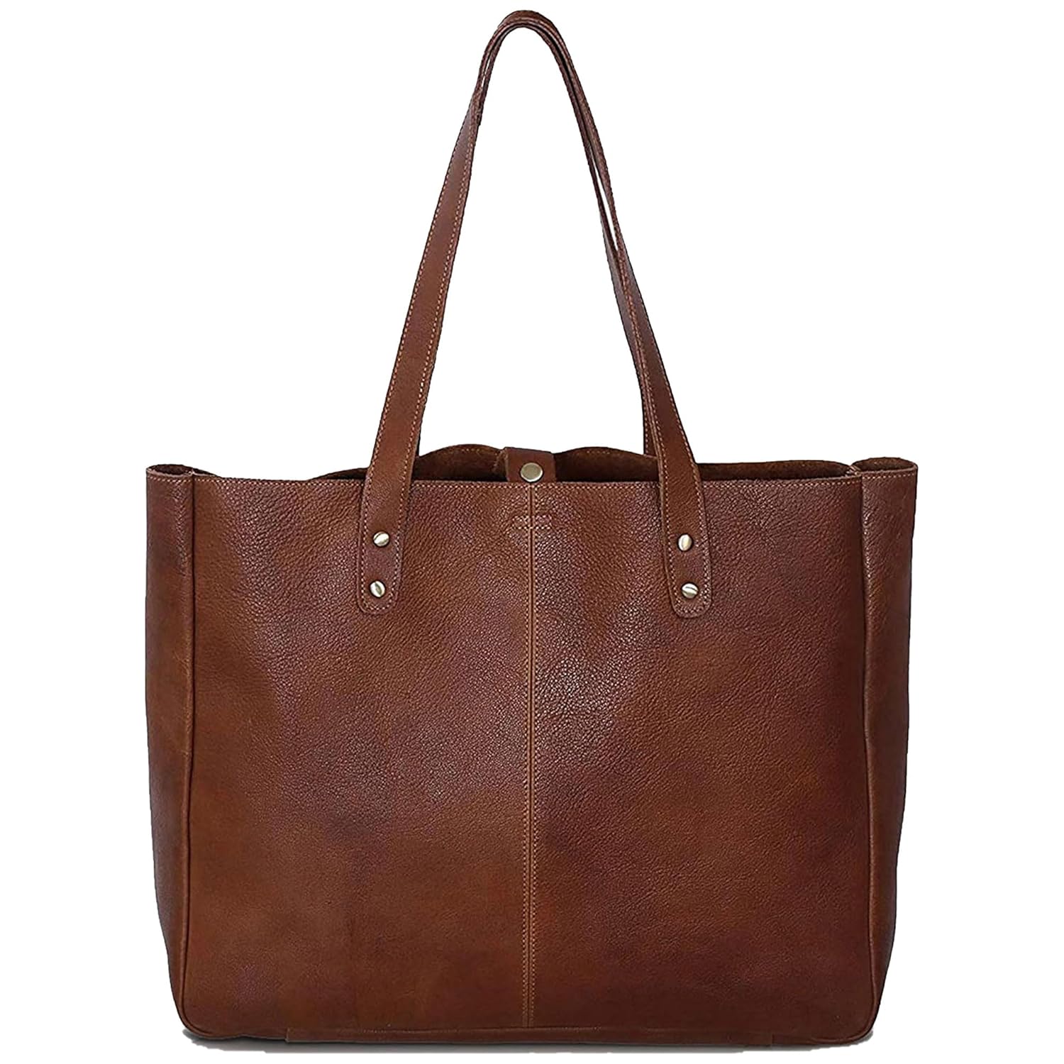 Buy KomalC Genuine Soft Chicago Buff Leather Tote Bag Elegant Shopper