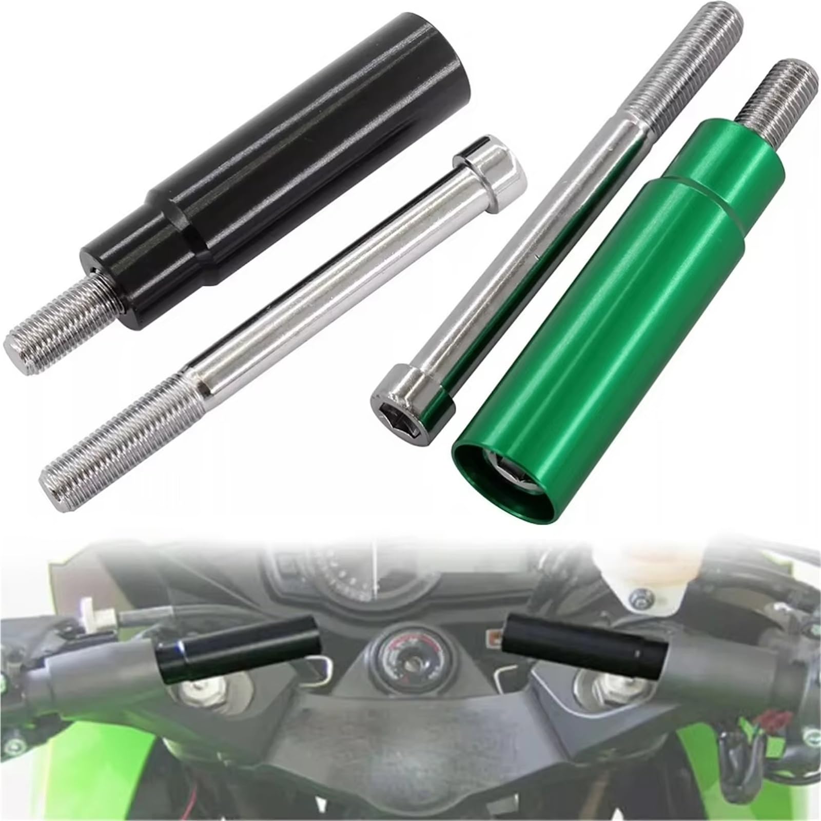 Supporto Navigatore Moto Per Kawasaki Per Ninja 650 1000 Per H2SX Per Z1000SX Manubrio Telefono Cellulare Navigazione GPS Staffa Barra Prolunga Asta