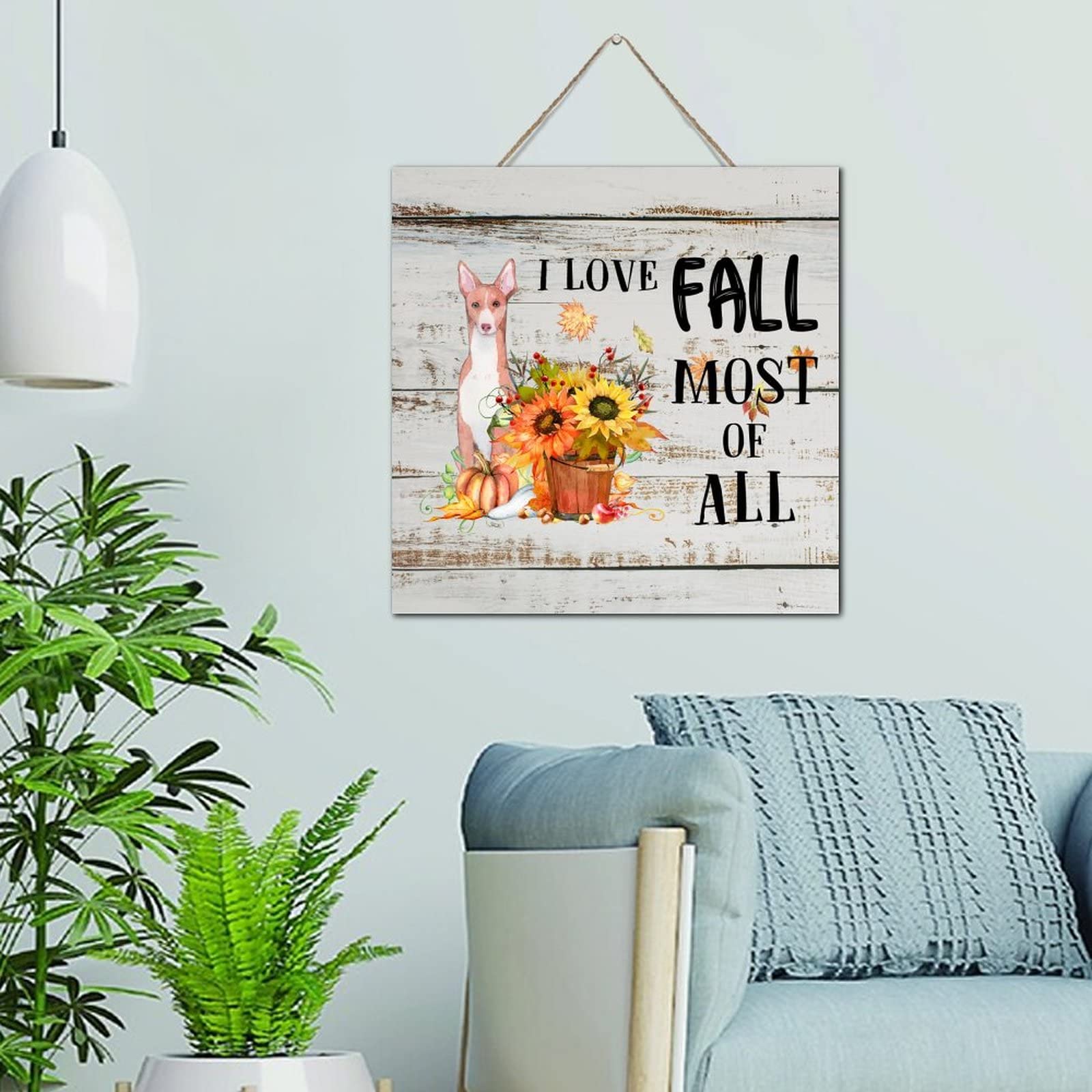 Décoration en bois I Love Fall Most of All pour raviver vos souvenirs