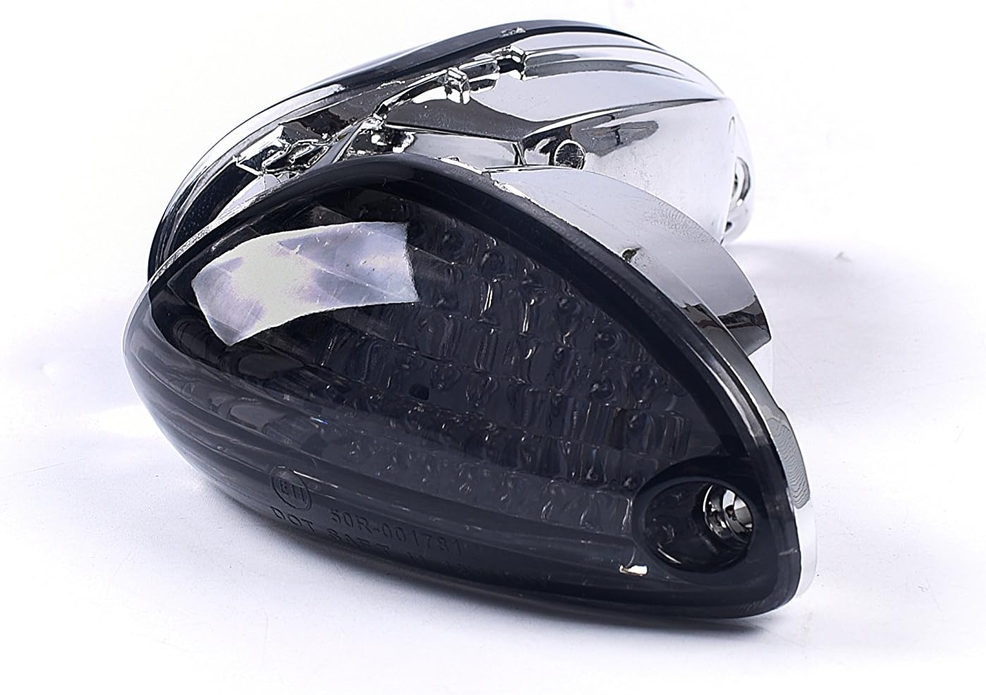 TOPZONE Fit Suzu-ki 2006-2019 GSX-R600/750; 2007-2016 GSX-R1000; Su-zuki LED Turn Sigal, Idicator, Blinker (LED Installed, Smoke)