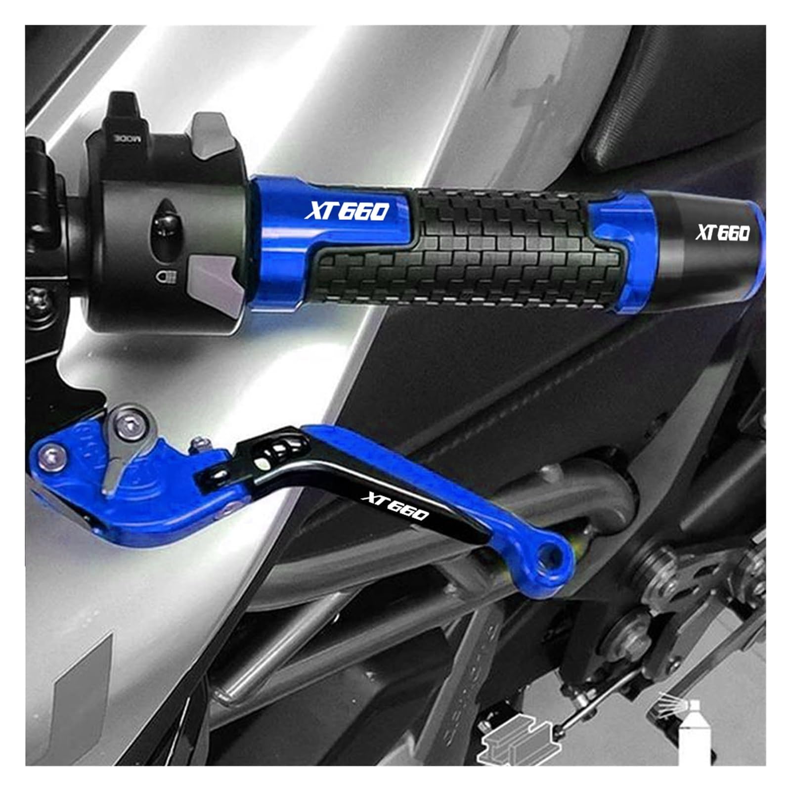 Motorradknopfgriff Lenkerabdeckung Für XT660X XT660R XT 660 XT660 R/X 2004-2021 2019 2020 Motorrad 7/8'& 22 Mm Handgriffgriffe, Lenkergriff-Endstopfen