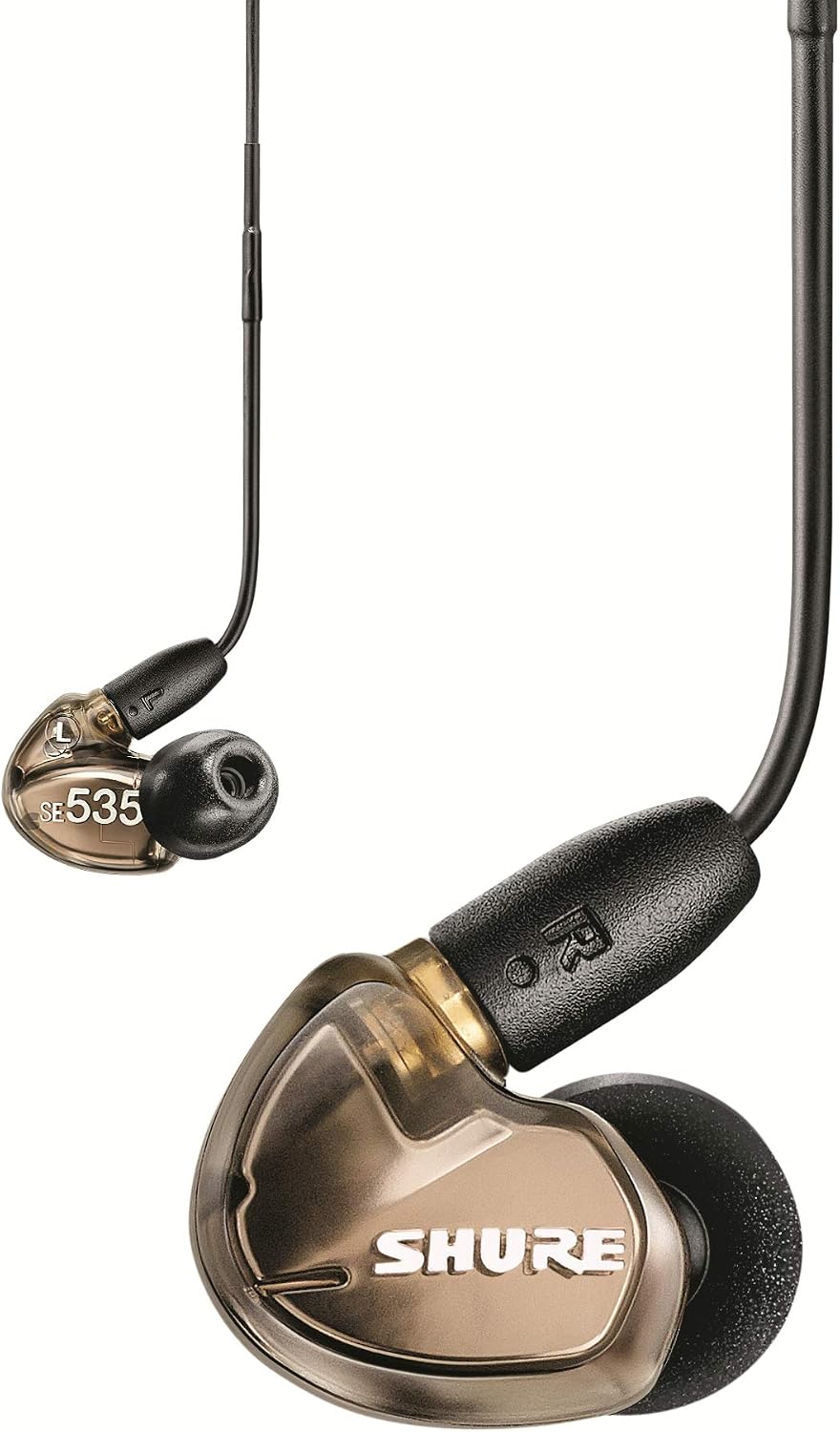 Shure Se535 - Auricolari Con Tecnologia Sound Isolating, Cavo Da 3.5 mm,  Telecomando E Microfono, Versione Bronzo : Amazon.it: Elettronica