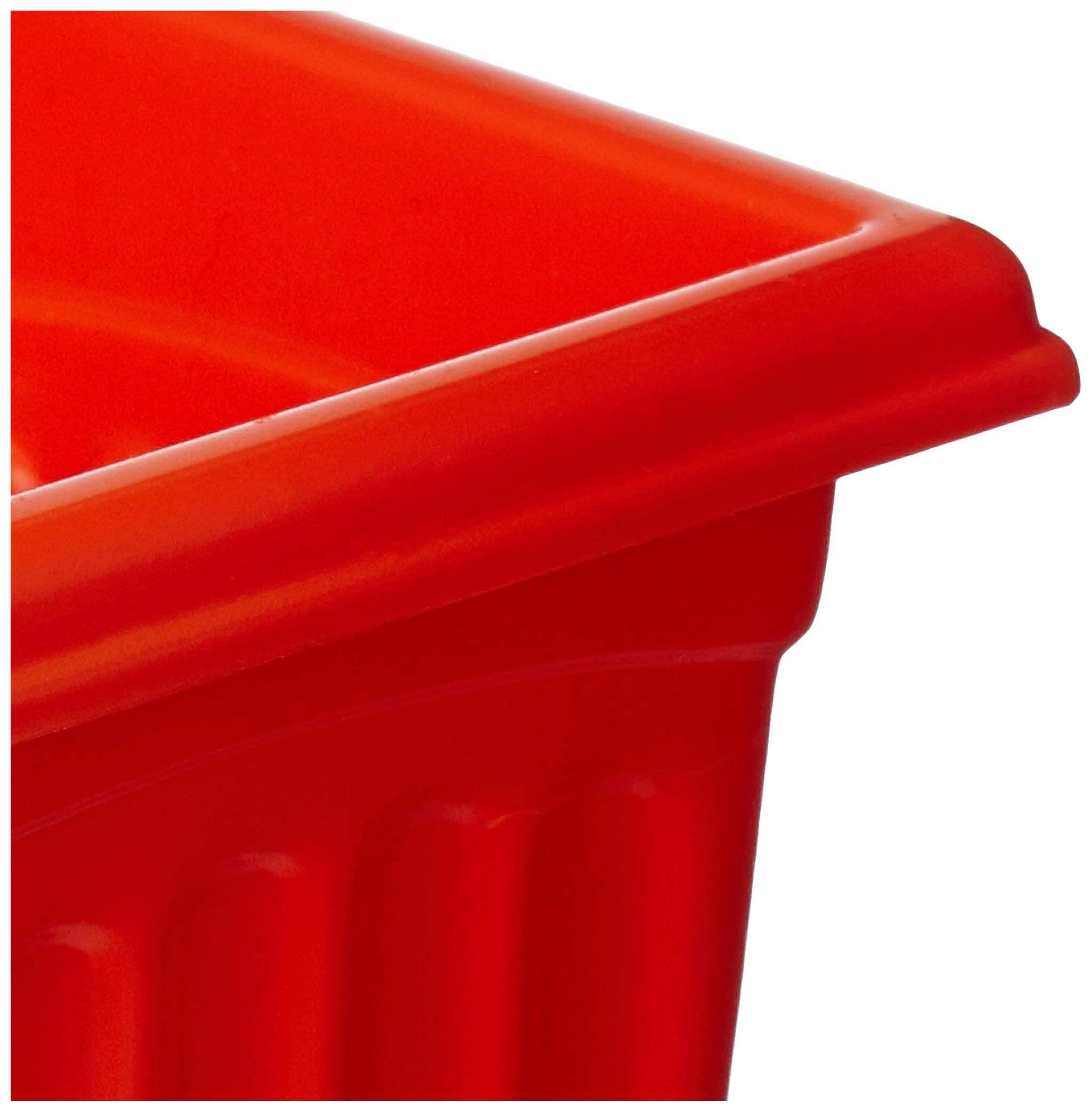 GARDENS NEED Orange Plastic Planters - Set of 8 -4