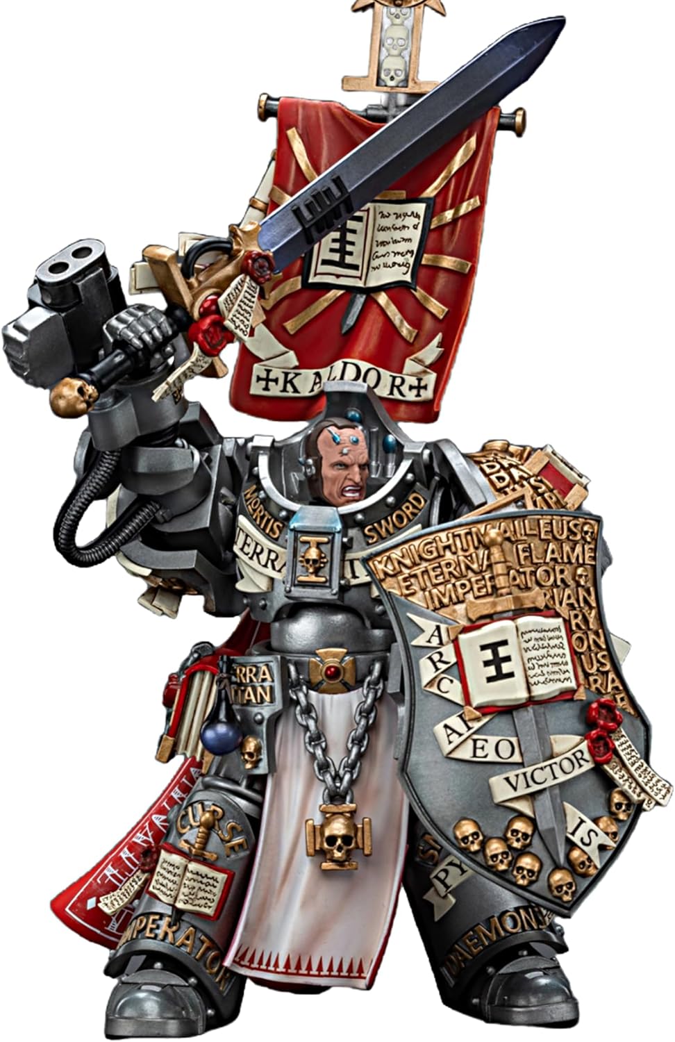JOYTOY Warhammer 40K 1/18 Action Figures Grey Knights Kaldor Draigo Collectible Model