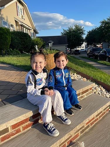 Miniatura 4 de Disfraz de astronauta para niños, disfraz espacial para niños y niñas, astronauta de la NASA, cosplay, juego de rol