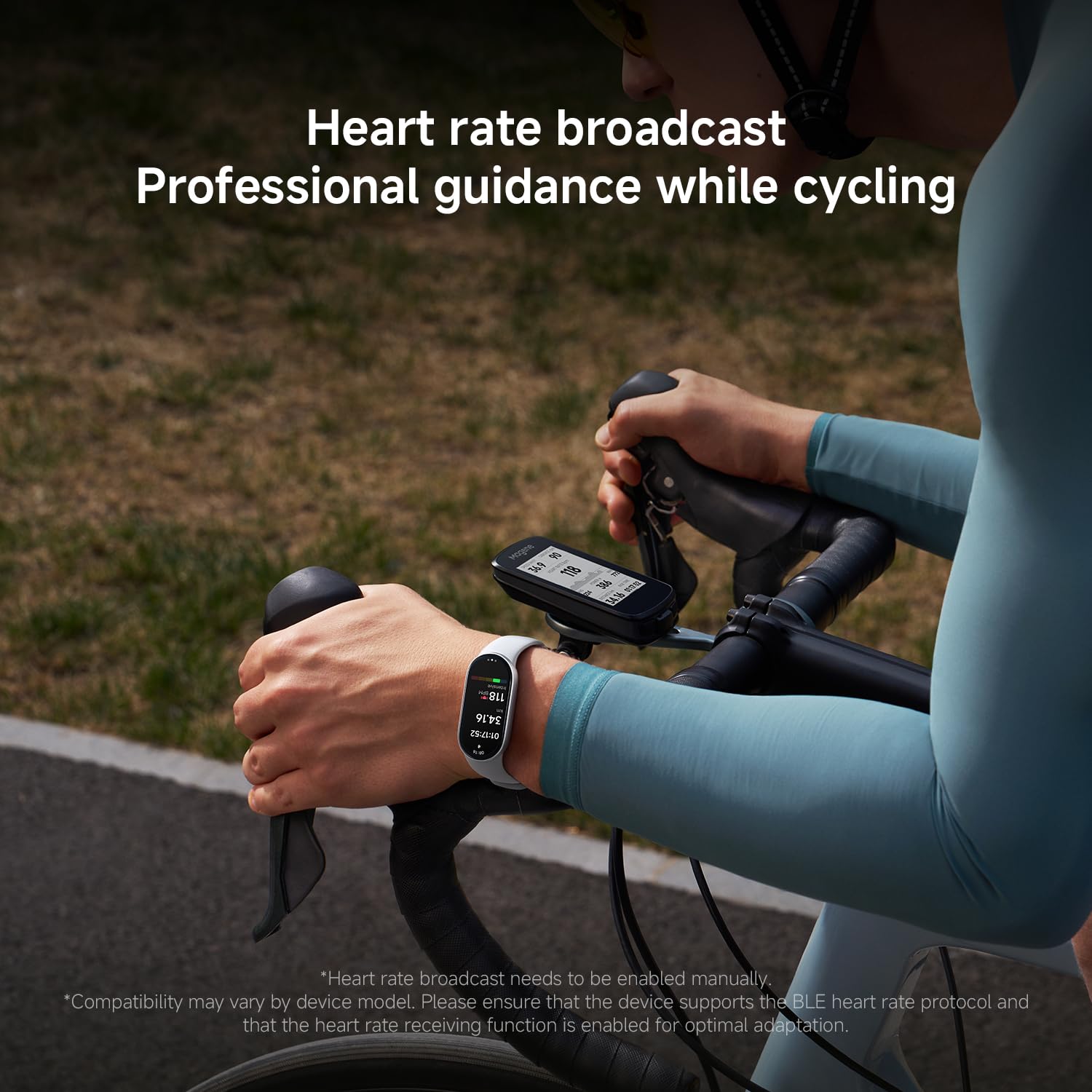 Xiaomi Mi Smart Band 10 (2025) Global Version - 1.72" AMOLED Display | 21 Days Battery Life | Touchscreen, Multi-Sport Tracker, Activity Tracker, Heart Rate Monitor | BT5.4 - (Midnight Black)