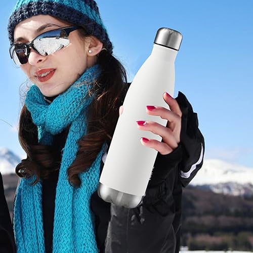 Miniatura 5 de MEWAY Botella de agua deportiva de 25 onzas con aislamiento al vacío de acero inoxidable botella de agua deportiva a prueba de fugas botella de agua