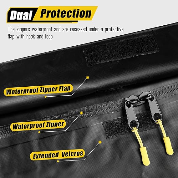 ARKSEN Waterproof Hitch Cargo Carrier Bag for 20 x 60 Baskets, 15 Cubic Feet Large Capacity Luggage Storage (58 L x 19 W x 24 H) for Car Truck SUV RV or Trailer
