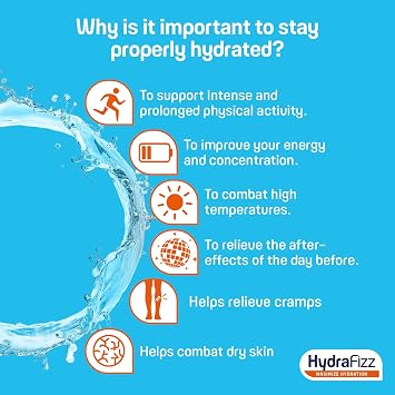 UPSA Hydrafizz Boost Electrolyte Tablets Orange 16 Effervescent Tablets | Electrolytes, Caffeine, Guarana, Zinc, Vitamins C & B3, Energy & Hydration Support, Orange Flavour