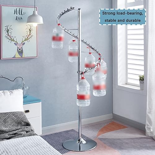 Miniatura 4 de LXBAMKEA Perchero para ropa, soporte de exhibición giratorio, soporte de almacenamiento de ropa de gran capacidad, tienda de ropa, boutiques,