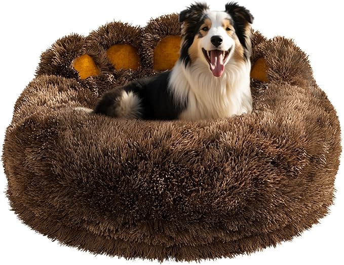 Cama Redonda Perro Mediana 71cm Lavable Ortopédica