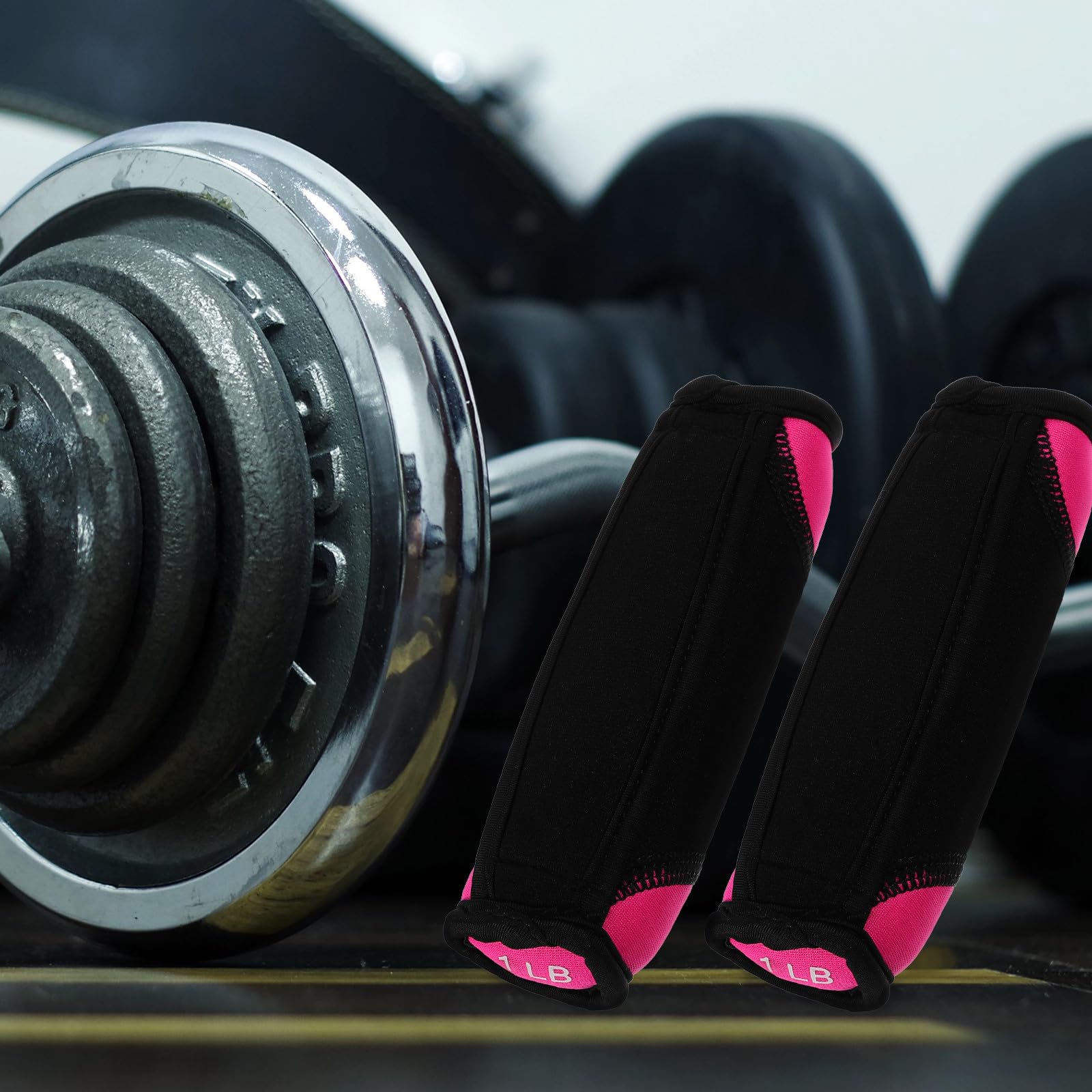 Manubri Morbidi Rosa Ergonomici Presa Sicura, per Allenamento